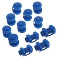 thumbnail image 4 of Milisten 12Pcs Blue Plastic Trampoline Rod Caps for Wear-Resistant Protection 3.1x2in, 4 of 8