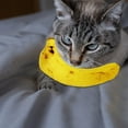 thumbnail image 5 of Catnip Toys Yellow Banana Cat Chew Catnip Toys Kitten Interactive Toy Reliable Catnip Filled Cat Toys for Indoor Cats Kittens Chewing Biting Grinding Claw Catnip Interactive Play Pet Supplies, 5 of 5