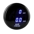 thumbnail image 3 of Car LED Gauge,12V 2in Blue LED LED Air Pressure Gauge Digital Car Gauge Finely Tuned Performance, 3 of 8