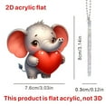 thumbnail image 2 of BOBOMOTI Valentines Day Decor Cute Love Elephant Ornaments for Valentines Tree Christmas Valentines Anniversary Home Decorations, 2 of 4