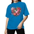 thumbnail image 2 of Floral Heart Wall Art Women's T-shirt, 2 of 3