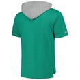 thumbnail image 3 of Men's Mitchell & Ness Kelly Green Philadelphia Eagles Postgame Short Sleeve Hoodie, 3 of 3