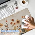 thumbnail image 4 of Happy Thanksgiving Fall Pumpkin Sunflower Large Gaming Mouse Pad Extended Desk Mouse Pad with Stitched Edges, Non-Slip Base, Water Resist Keyboard Pad for Gamer, Office & Home, 31.5 X 11.8 in, 4 of 7