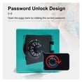 thumbnail image 3 of Mini Bank Money Box Retro Atm Rotating Password Cash Coins Saving Box Bank Safe ,Office Key Storage, 3 of 5