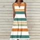 thumbnail image 1 of TaTaai Womens V Neck Sleeveless Strap Summer Dress Loose Fit Casual Maxi Beach Sundress Bohemian Vacation Long Dress Gift, 1 of 5
