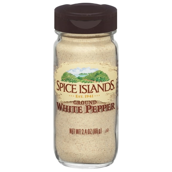 Spice Islands Ground White Pepper, Kosher, 2.4 oz