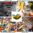 thumbnail image 4 of Stalwart 75-3082 Hawk Deluxe Steel and Plastic Tool Box 18 by 80.25 by 80.75-Inch, 4 of 5