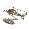 thumbnail image 1 of Esquirla Helicopter Model Durable Stainless Steel Kids Toy Collection Plane for Ornaments, 1 of 8