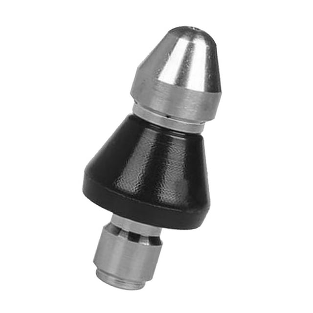 Boquilla giratoria de 1/4''/8''M para hidrolavadora, desagüe, limpieza de tuberías, accesorios H: Cabeza de cúspide M