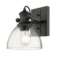 thumbnail image 7 of Yep by Golden Lighting Hines 1-light Adjustable Semi-Flush Mount in Matte Black and Opal Glass, 7 of 7
