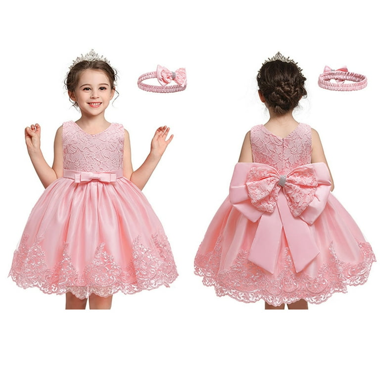 Baby Girls Wedding Pageant Layered Dresses Birthday hot Party