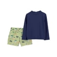 thumbnail image 2 of Carter's Child of Mine Toddler Boy Rash Guard Swimsuit Set, 2-Piece, Sizes 12M-5T, 2 of 6