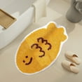 thumbnail image 4 of xaoyunyn Special Shaped Taiyaki Imitation Wool Bathroom Mat Super Absorbent Non Slip Floor Mat for Living Room,Kitchen Entryway Easy to Clean,Soft Texture, 4 of 6
