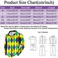 thumbnail image 3 of CONZONE Carnival Men's T-Shirts Short Sleeve Mardi Gras T Shirts for Men Casual Crew Neck Fashion Graphic Lightweight Tees Soft Cozy Half Zip Tops, 3 of 4