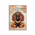 thumbnail image 2 of Happy Thanksgiving Labrador Retriever Turkey Costume Pumpkins Autumn Leaves Travel Passport Wallet Lab Dog Lover Gifts PU Leather Passport Holder Cover - 13014, 2 of 5