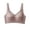 Gray, variant on Womens Jelly Bras Comfy Supportive Thick Strap Bra Solid Color Coverage Soft Cup Breast Sagging Gathering Side Wireless Seamless Push Up Everyday Bras for Womens