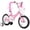 Pink, variant on JOYSTAR Little Violet Kids Bike for Girls Ages 2-7 Years, 12 14 16 Inch Girls Bikes with Streamers, Multiple Colors