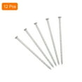 thumbnail image 3 of Uxcell 12 Paquete de Clavos para Cubierta de Cerca, 6 Pulgadas Clavo en Espiral de Acero Inoxidable 304 para Reparación de Suelos de Casa, Carpintería de Madera, Plata, 3 of 6