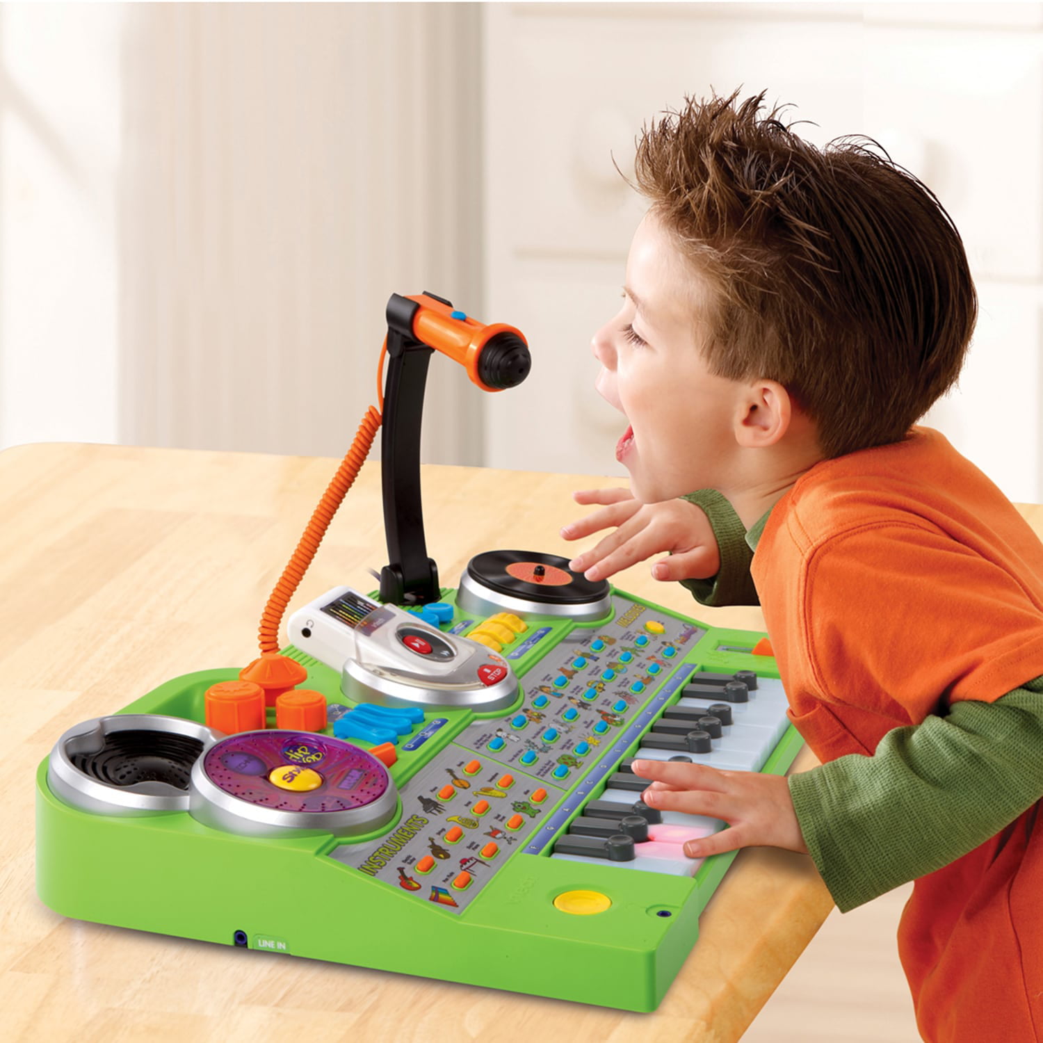 "NEW" VTech KidiJamz Keyboard Green Recording Studio DJ  New Top Christmas Toy 