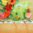thumbnail image 7 of Luau Grass Table Skirt 9 Feet x 29 Inch Hawaiian Table Skirt for Tropical Hawaiian Party Decorations Luau Party Supplies Tiki Hut Bar Island Beach Party Decor, 7 of 7