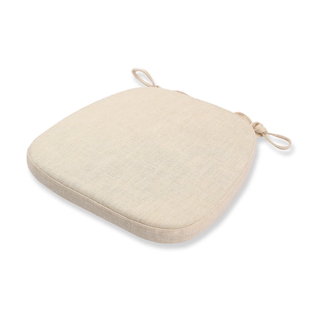 Almohadillas para silla Yuarrent cojín de asiento antideslizante 43x41x35cm Beige claro