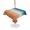 Yellow Blue, variant on Outdoor Tablecloth with Umbrella Hole for Patio/Picnic/Party/Camping, Orange Blue Ombre Waterproof Table Cloth Square Cover Washable, Contemporary Abstract Gradient (54"x 54")