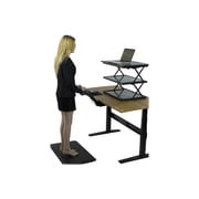 CHANGEdesk Adjustable Standing Desk Converter with Wide Platform and Smooth Height Adjustment, Black (cdm-b)