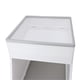 thumbnail image 4 of 4 Wheel Rolling Utility Cart, Multifunctional Double Layer Mobile Storage Cart for Kitchen, Bathroom, Living Room, Office, 4 of 4
