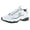 White/Charcoal, variant on Mens Energy-After Burn Leather Activewear Sneakers