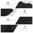 thumbnail image 7 of Hearthz Mens Henley Shirts 3 Button Short Sleeve Shirts for Men Basic Breathable Moisture Wicking Athletic Fit T-Shirt Men Black M, 7 of 7