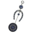 thumbnail image 2 of Swadeshi Desire Horseshoe with Mandala Evil Eye Hanging for Home Entrance, Car Mirror, House Door Decoration, Horseshoe with Elephant Nazar Battu for Home Protection, 2 of 4