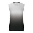thumbnail image 2 of Nnhblu Tank Top Under Shirt for Men Round Neck Sleeveless Pullover Gym Shirts Gray L, 2 of 5