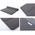 thumbnail image 3 of Injueey Bolsa de almacenamiento para ordenador portátil, portátil, de Color sólido, plegable, ergonómico, resistente al agua, para Videojuegos y accesorios Vino rojo, 3 of 6
