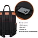 thumbnail image 5 of Mochila de gran capacidad, bolsa de viaje para portátil, mochila informal de tela con funda acolchada y múltiples bolsillos, ideal para el trabajo, la universidad y los desplazamientos., 5 of 7