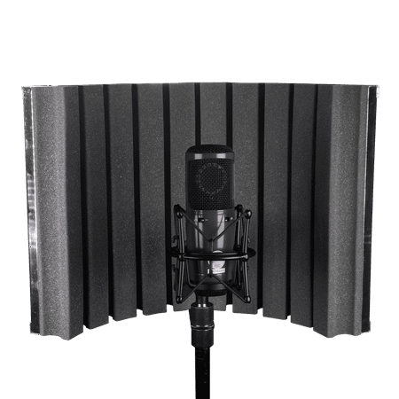 SKP Pro Audio RF-30 Studio Microphone Reflection Filter Isolation Shield Absorber Filter Vocal Isolation Booth with Lightweight Aluminum Panel  Thick Soundproofing Foams for Mic Stand price history on PriceWatchPro