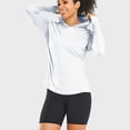 thumbnail image 5 of XFLWAM Women's Sun Protection Hoodie UPF 50+ SPF Rash Guard Long Sleeve Tops Lightweight Quick Dry Shirts for Hiking Swim, 5 of 9