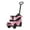 Baby Pink, variant on Best Ride On Cars Kids Outdoor Stroller Mercedes G-Wagon 3 in 1 Push Car, Baby Pink