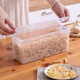 thumbnail image 6 of asjyhkr Pasta Storage Containers with Lid, Airtight Spaghetti Noodle Holder Rectangular Chopstick Storage Box Sealed Noodle Canisters for Refrigerator, Kitchen Pantry (Clear), 6 of 7