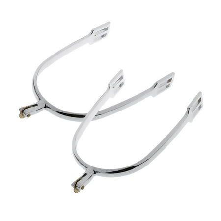 2 Pack Women Men Alloy English Roping Spur for Horse Riding Boots - 2 Colors to Chose