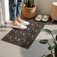 thumbnail image 4 of Red Mushroom Fern Black Pattern Door Rugs,Washable Non Slip Door Mats Indoor,Decorative Door Mats,Entry Mat Indoor for Entrance,Bedroom,Kitchen,Bathroom,16"x24", 4 of 6