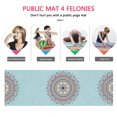 thumbnail image 2 of Plegable Fitness antideslizante microfibra impreso Pilates Yoga mantas toalla (3), 2 of 8