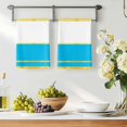 thumbnail image 3 of Modern Blue Gold Kitchen Towels Set of 4, Minimalist Geometric Yellow Striped Absorbent Dish Towels for Kitchen, Microfiber Hand Towel, Quick Drying Tea Towel for Cleaning Decorative Dishcloths, 3 of 7