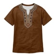 thumbnail image 3 of Graphic Tee by Norse Mythology for Everyday Casual Style Mens T Shirt Design and Print, XXL, Brown, 3 of 3