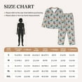 thumbnail image 4 of Fotbe Skiing penguin Conjunto de Pijama de Manga Larga para Mujer con Estampado, Ropa de Dormir de 2 Piezas, Conjunto de Casa Suave y Cómodo con Bolsillos-Large, 4 of 7
