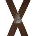 thumbnail image 3 of SuspenderStore Solid Color X-Back Suspenders - 1.5-Inch Wide Elastic - Clip - 4 Sizes Including Big & Tall, 3 of 4