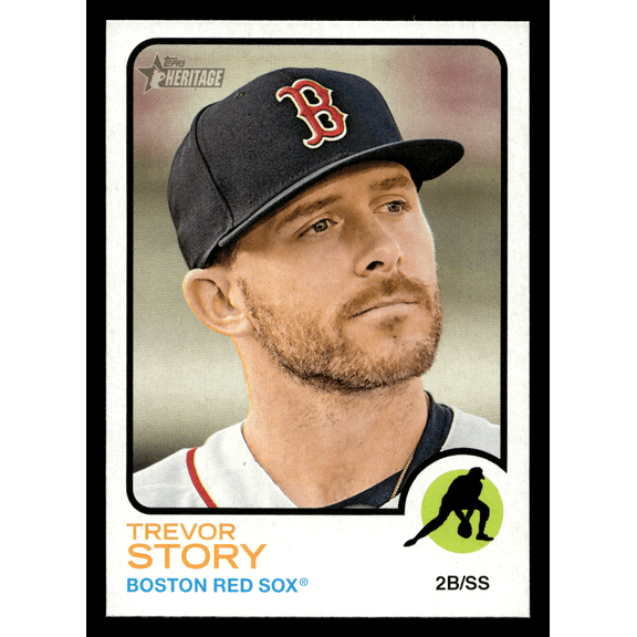 2022 Topps Heritage Trevor Story #507 Boston Red Sox Baseball Card