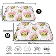 thumbnail image 7 of Lsque Avocado Lovers Car Windshield Sun Shade | Accordion Folding Style Auto Shade for Car Truck SUV Van | Blocks UV Rays Sun Visor Protector | Medium, 7 of 7