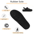 thumbnail image 4 of Mens Casual Sandals Closed Toe Leather Lightweight Sports Fisherman Shoes Summer Comfortable Outdoor Beach Shoes Black 11.5 US, 4 of 7