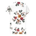 thumbnail image 5 of Fiudx Ofertas de La Semana Camiseta Holgada de Manga Corta Plisada Estampada para Mujer, 5 of 5