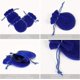 thumbnail image 4 of 50 bolsas de regalo de terciopelo, bolsas azules de 9 x 7 cm para dulces, bolsas para joyas, regalos para fiestas de bodas y Navidad, 4 of 5